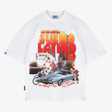 CAMISETA SUEÑO LATINO CREMA OVERSIZED