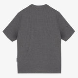 CAMISETA WAFFLE KNIT GRIS