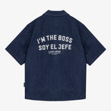 CAMISA SOY EL JEFE DENIM