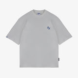 CAMISETA LL VIDA SOCIAL - GRIS OVERSIZED