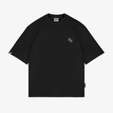 CAMISETA LL VIDA SOCIAL - NEGRO OVERSIZED