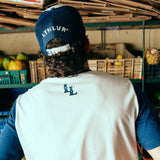 CAMISETA LTNLVR CREMA AZUL