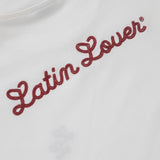 CAMISETA LL VIDA SOCIAL - CREMA OVERSIZED