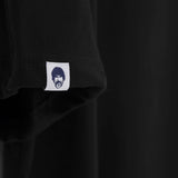 CAMISETA LL VIDA SOCIAL - NEGRO OVERSIZED