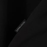 CAMISETA LL VIDA SOCIAL - NEGRO OVERSIZED