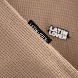 CAMISETA WAFFLE KNIT BOTONES BEIGE