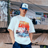 CAMISETA SUEÑO LATINO CREMA OVERSIZED