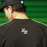 CAMISETA LL VIDA SOCIAL - SESGOS NEGRO