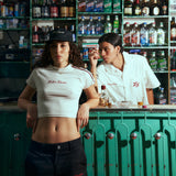 BABY TEE LL VIDA SOCIAL - CREMA