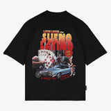 CAMISETA SUEÑO LATINO NEGRO OVERSIZED