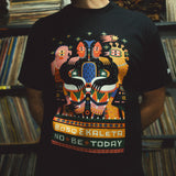 CAMISETA BOSQ & KALETA "NO BE TODAY" NEGRO