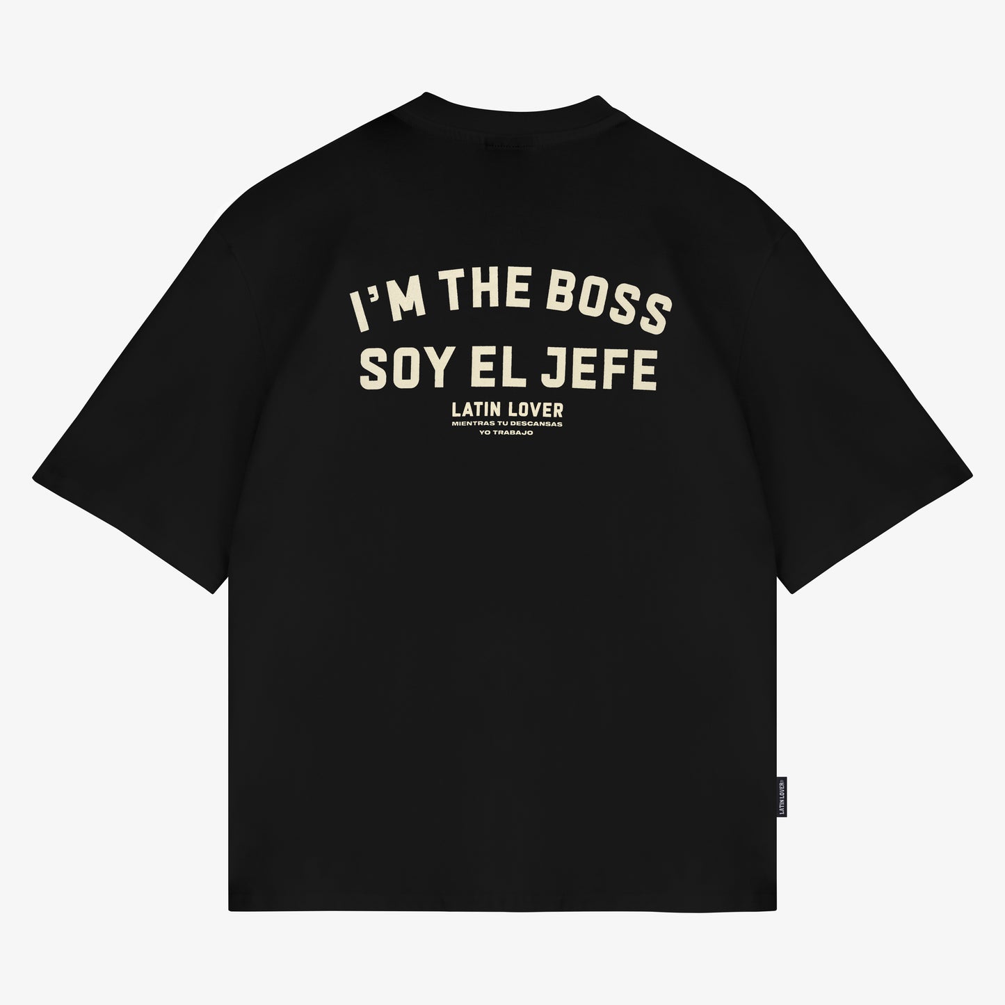 Camiseta Soy El Jefe negro