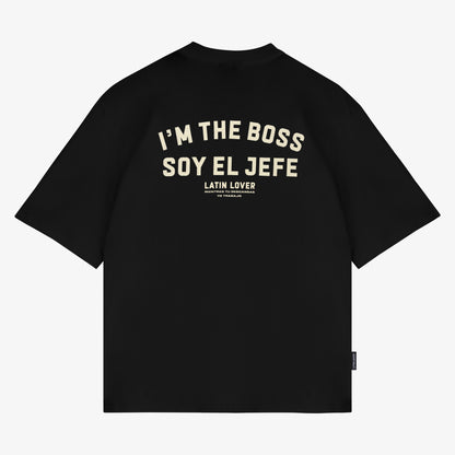 Camiseta Soy El Jefe negro