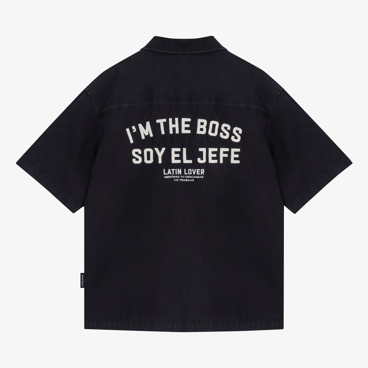 Camisa Soy El Jefe negro