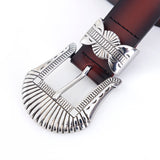 CORREA SUFRIDOS CUERO VINO