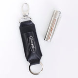 SET LLAVERO PORTA CLIPPER CUERO + CLIPPER METAL