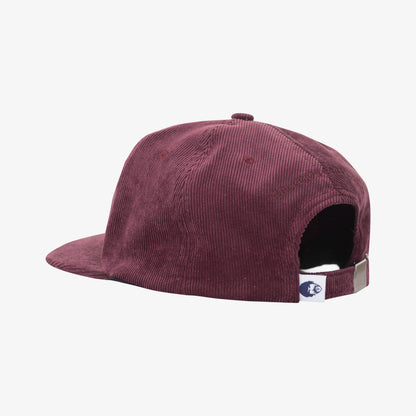 GORRA DESESTRUCTURADA CORDUROY VINO