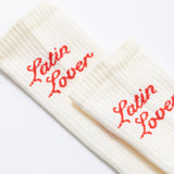 MEDIAS THE ICON CREMA ROJO