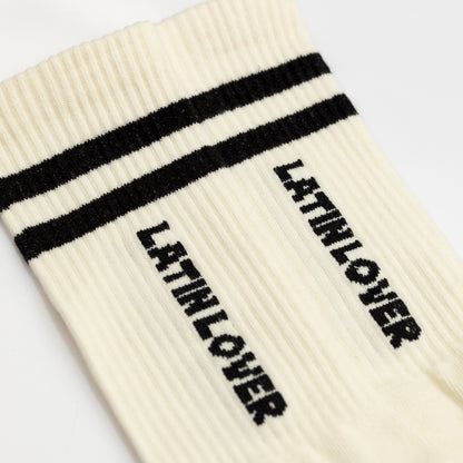 Latin Lover Black Stripes Socks