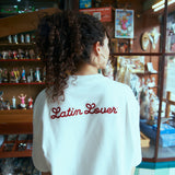 CAMISETA LL VIDA SOCIAL - CREMA OVERSIZED