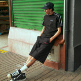 CAMISETA LL VIDA SOCIAL - SESGOS NEGRO