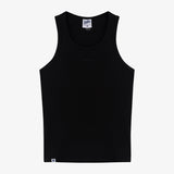 TANK TOP RIB BORDADO NEGRO