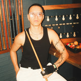 TANK TOP RIB BORDADO NEGRO